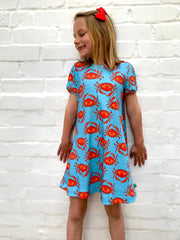 martha and hepsie crab girls dress