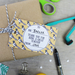 Free End Of Term Teacher Gift Tag