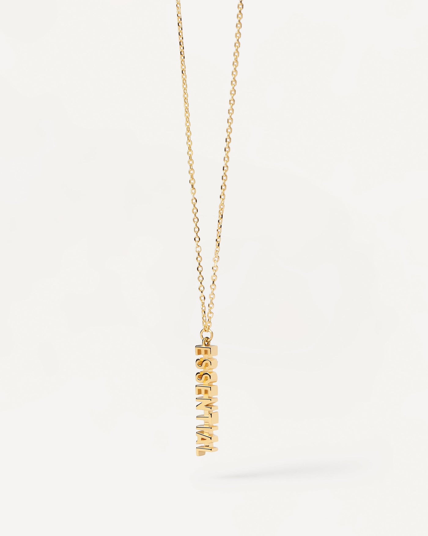 Essential Gold Necklace - 925 sterling silver / 18K gold plating