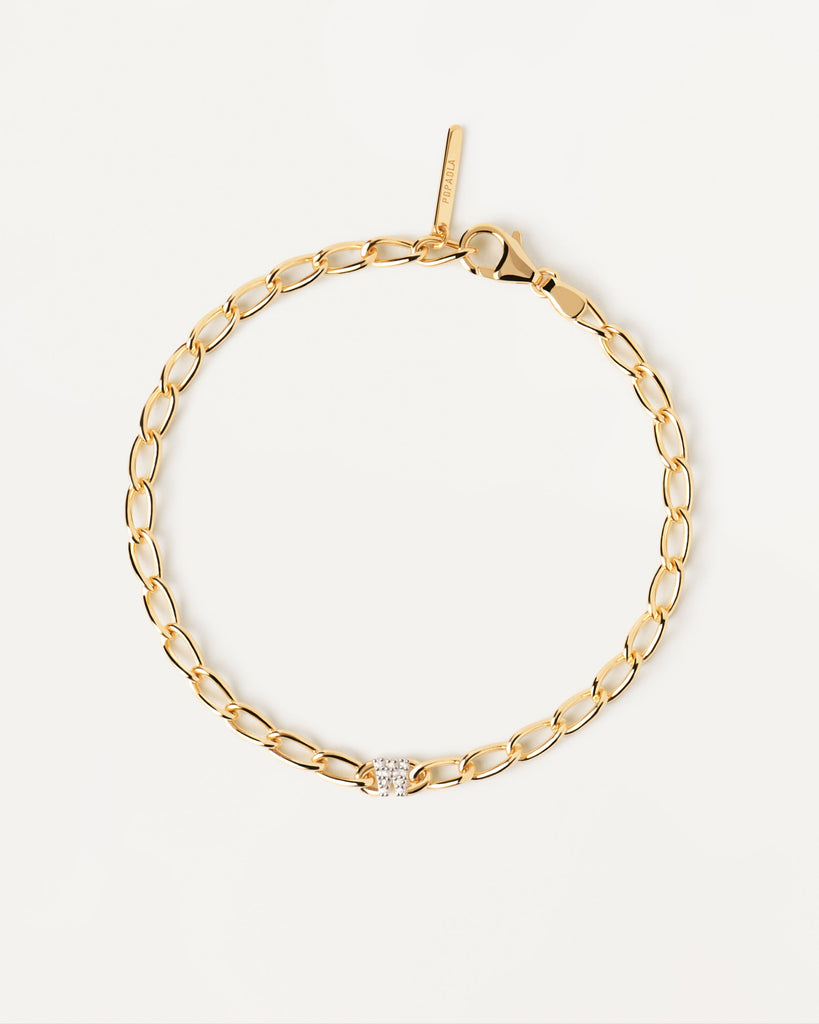 Letter W Chain Bracelet