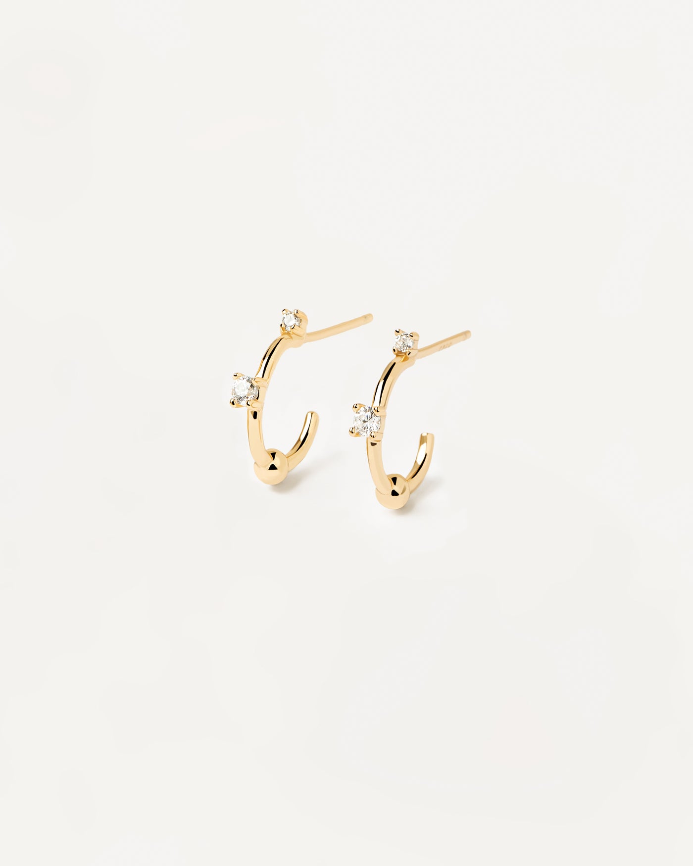 Kaya Gold Earrings - 925 sterling silver / 18K gold plating