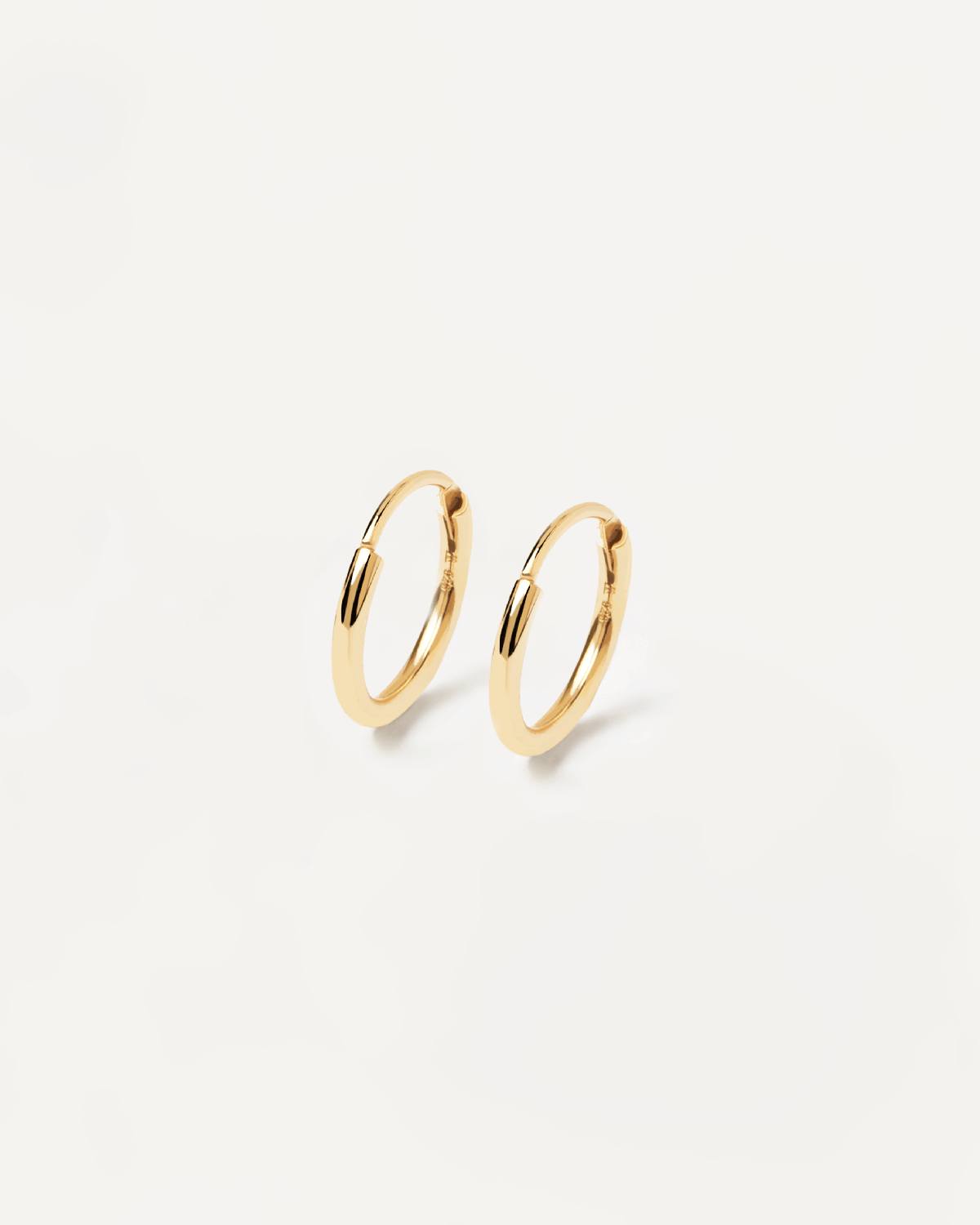 Mini Hoops Gold - 925 sterling silver / 18K gold plating