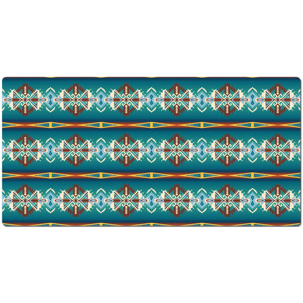 Turquoise Aztec Desk Mat