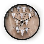 Desert Skulls Clock