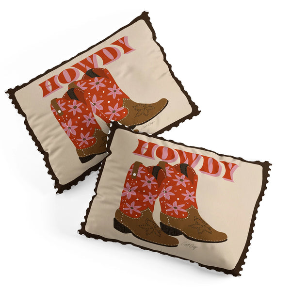 HOWDY COWGIRL Pillow Shams