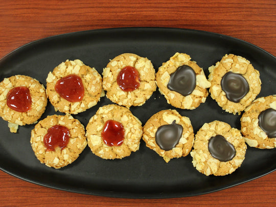 Utz Peanut Butter Thumbprint Cookies