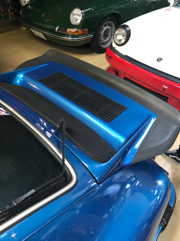 minerva blue 930 porsche wing