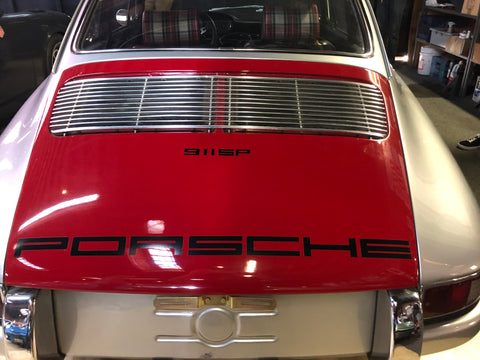 red engine cover magnus walker 911