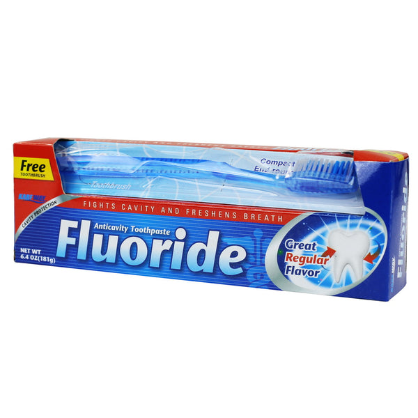 Pure Aid Fresh Regular Flavor Fluoride Toothpaste Compare To Colgate Kareway 2089