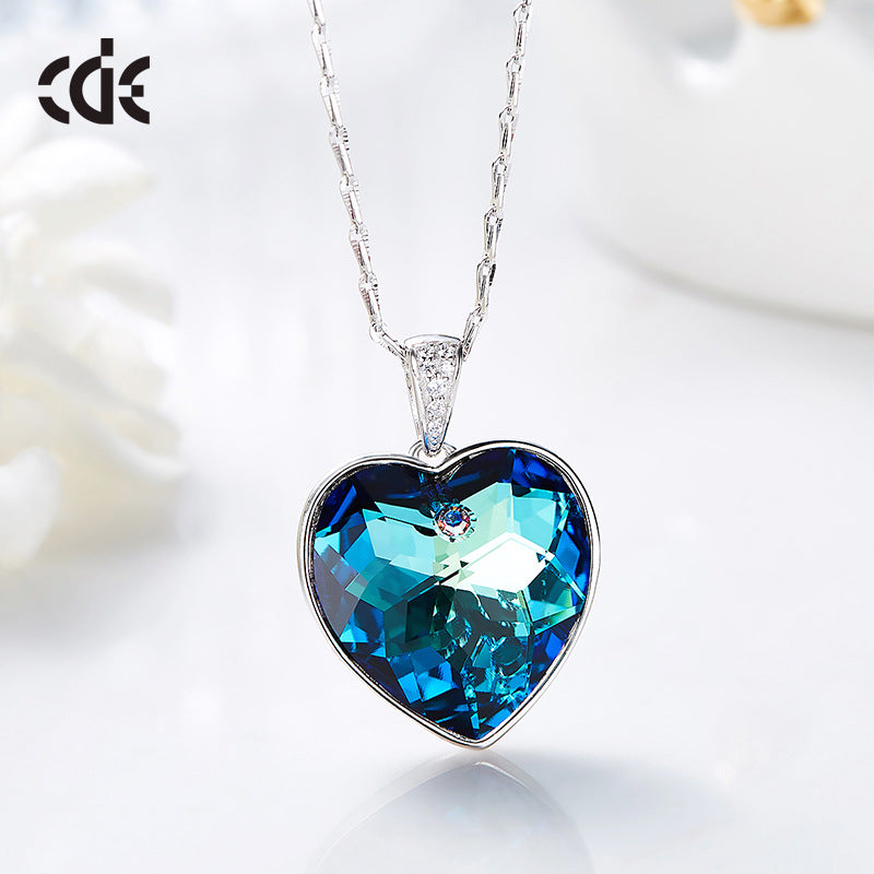 Buy beautiful love heart necklace cheap christmas gifts for girlfriend