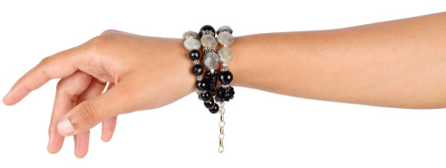 beaded bracelets on wrist