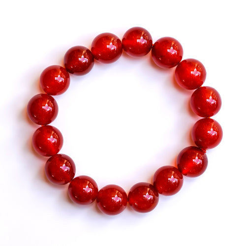 carnelian bead bracelet