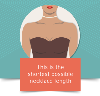 collar necklace length graphic