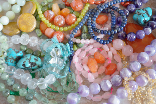 colorful stone beads