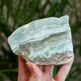 Chatoyant Green Aragonite From Spain