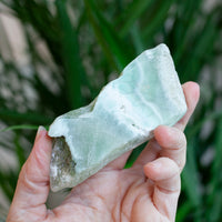 Chatoyant Green Aragonite From Spain