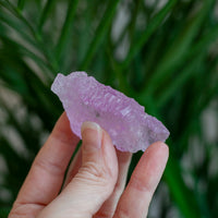 Kunzite Crystal, Self-Healed, Dichroic