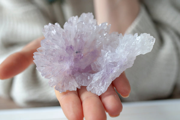 Rose Amethyst is a particular type of Amethyst from Brazil. 