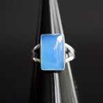 Blue Chalcedony Ring, Size 8