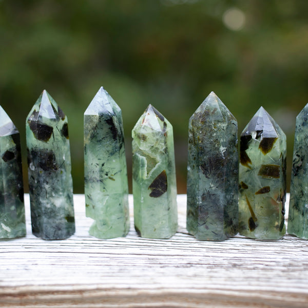 Epidote in Prehnite Tower