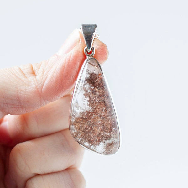 Garden Quartz Pendant, Lodolite