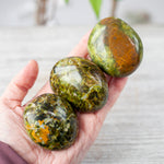 Green Opal Palm Stone