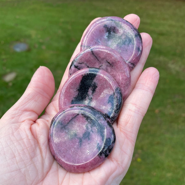 Rhodonite Worry Stone