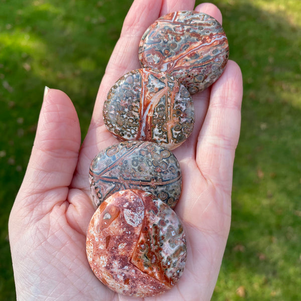 Leopard Skin Jasper Worry Stone