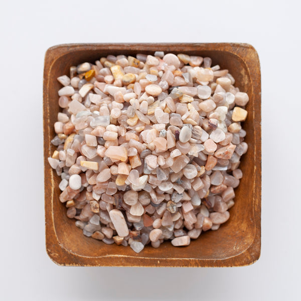 Peach Moonstone Chips | New Beginnings | 5-7mm