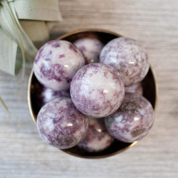 Lepidolite Sphere, 40mm