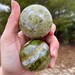 Vesuvianite Sphere, 2in, 50mm