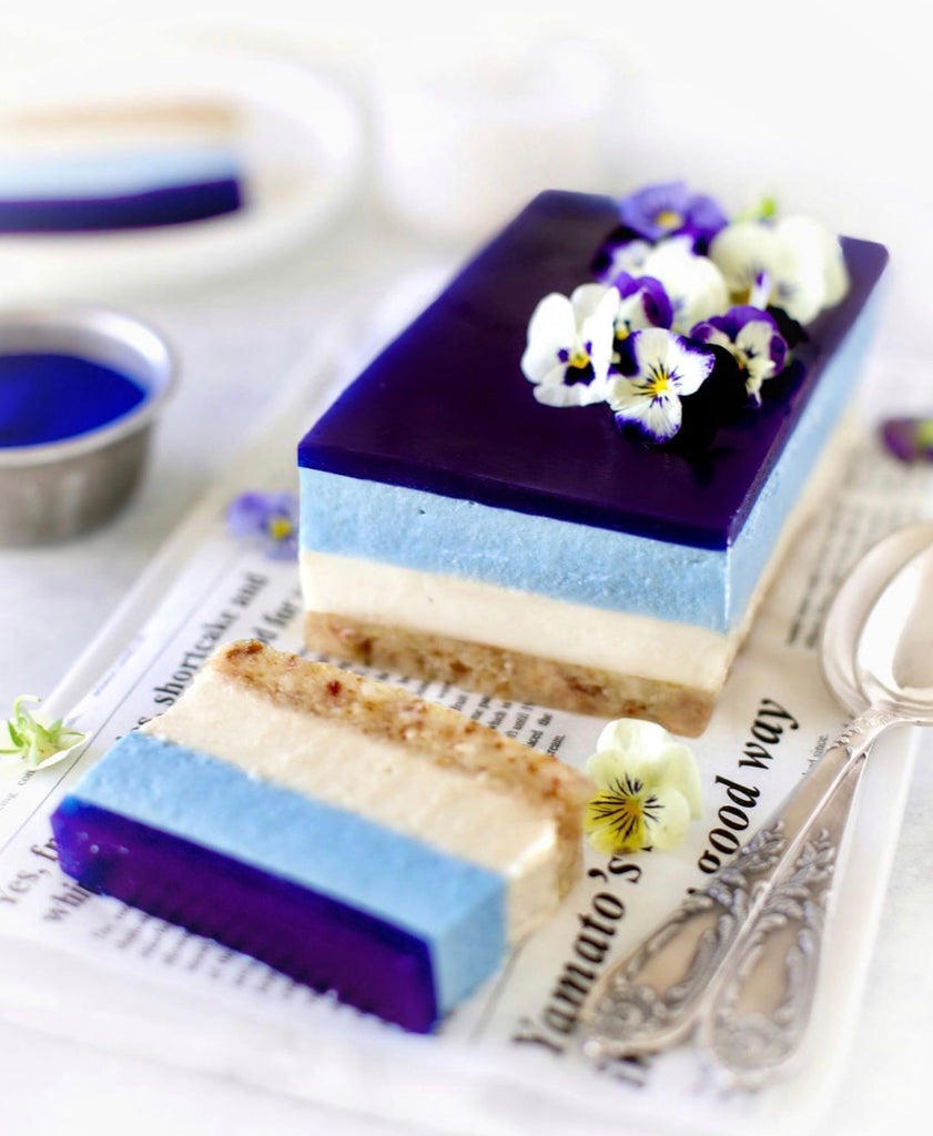 Blue Vegan Cheesecake