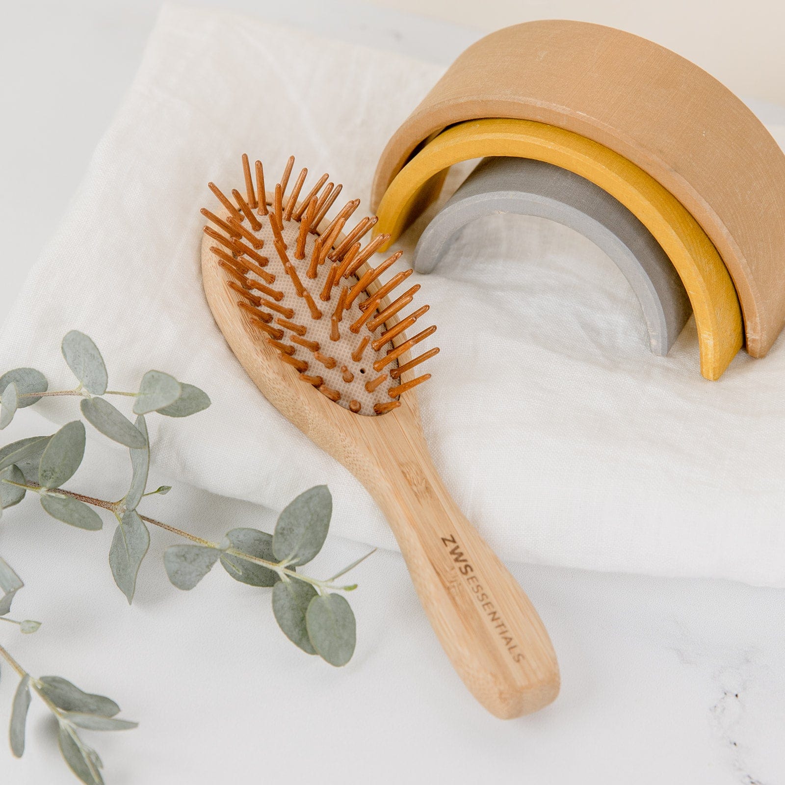 Rechtdoor toilet Dhr Mini Bamboo Hairbrush - Zero Waste Hair Brush - ZWS Essentials –  ZeroWasteStore.com