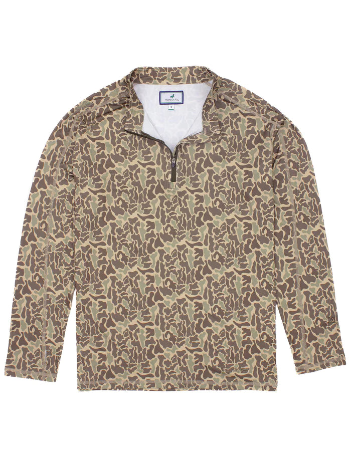 Properly Tied Finn Vintage Camo Pullover