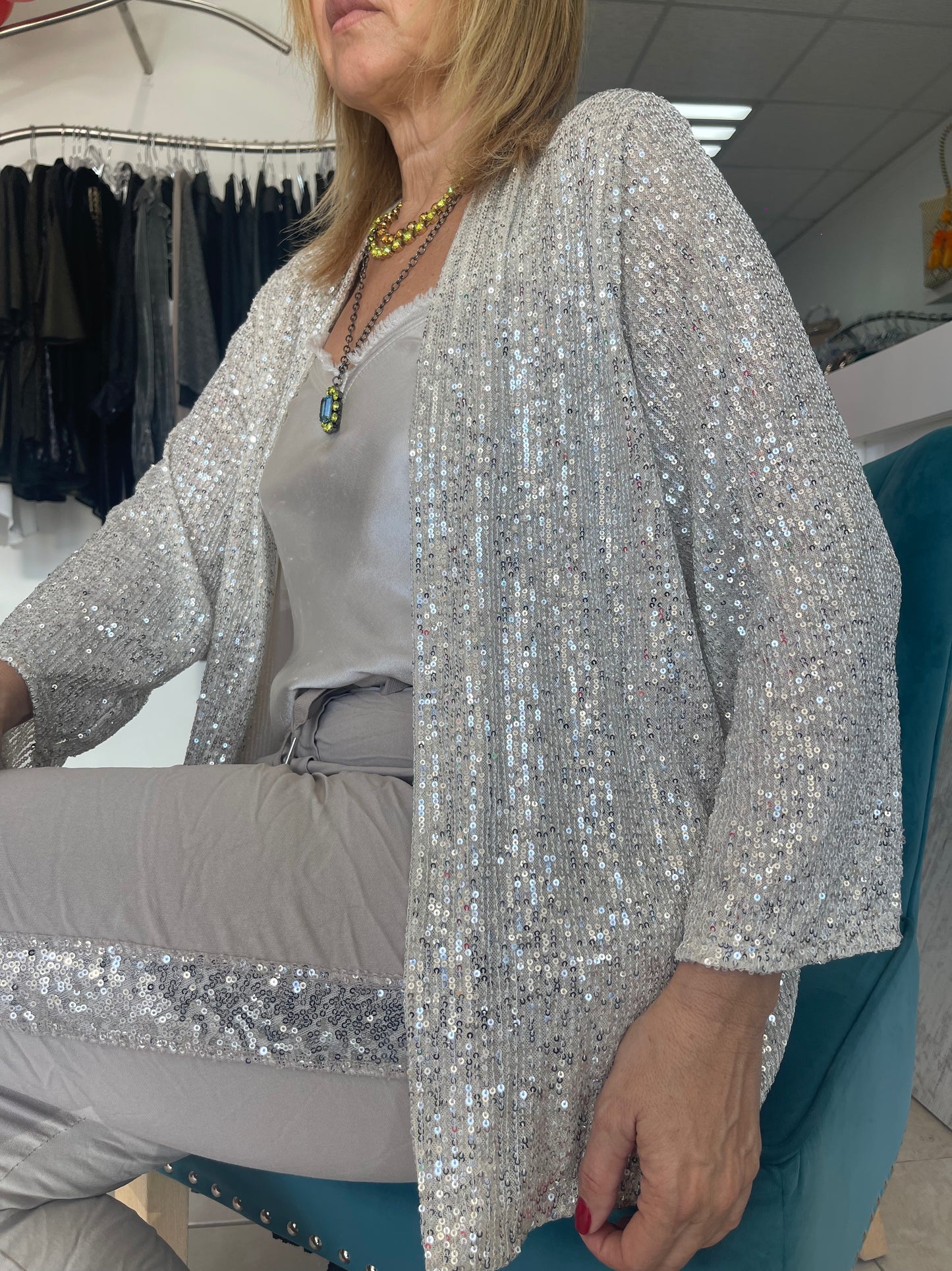 Fashion Sequins Blazer
