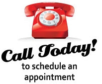 Call to schedule an appointment!