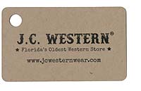 JC Western Tag for clothing