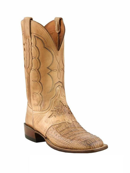 lucchese caiman tail boots square toe