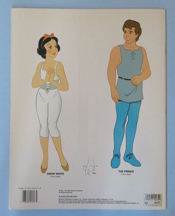 snow white paper doll