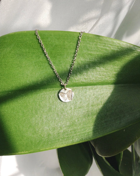 Dainty Butterfly Necklace | Simple Delicate Necklace | IB Jewelry