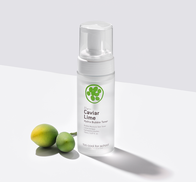 caviar lime hydra bubble toner