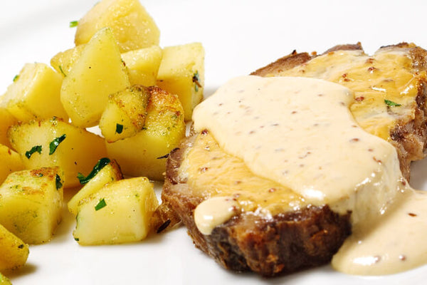 Pork with Mustard Sauce