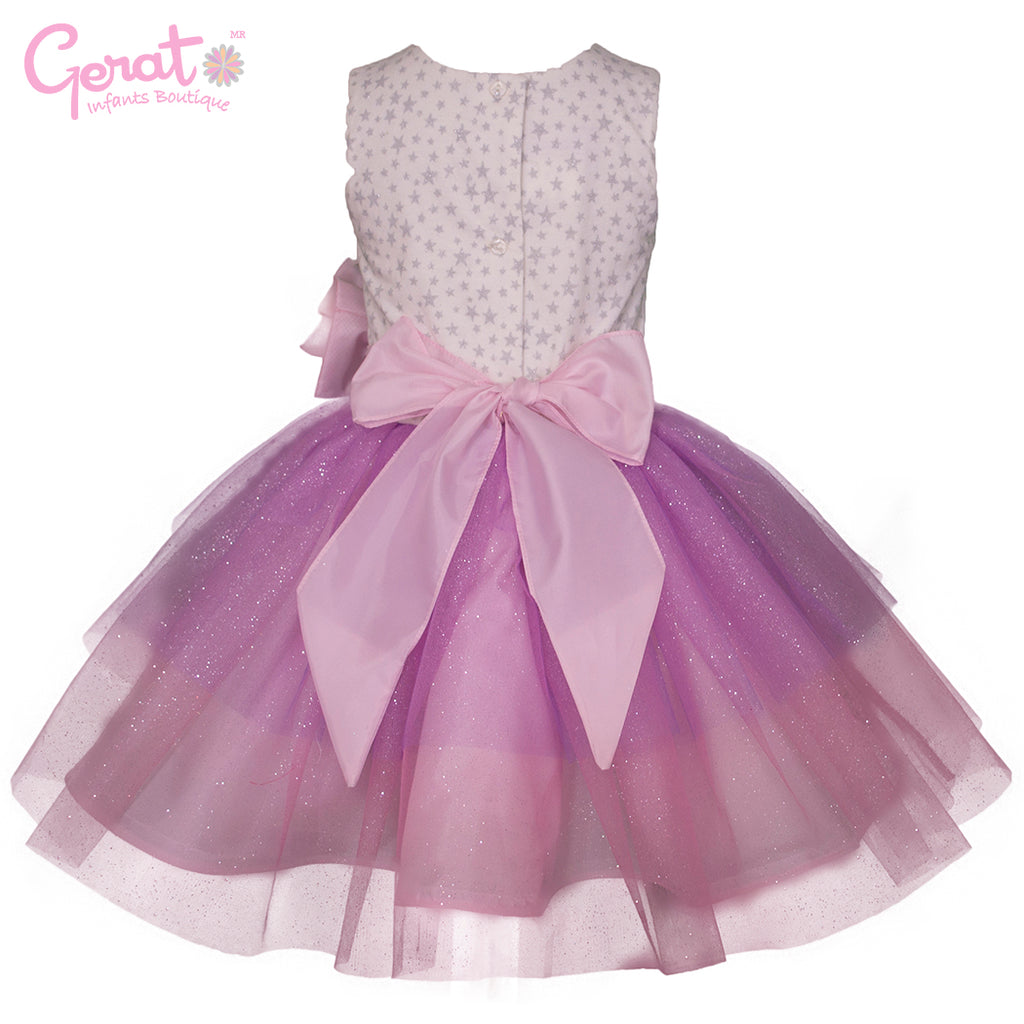 Vestido de fiesta para niñas Gerat unicornio color lila y rosa – Gerat  Infants Boutique