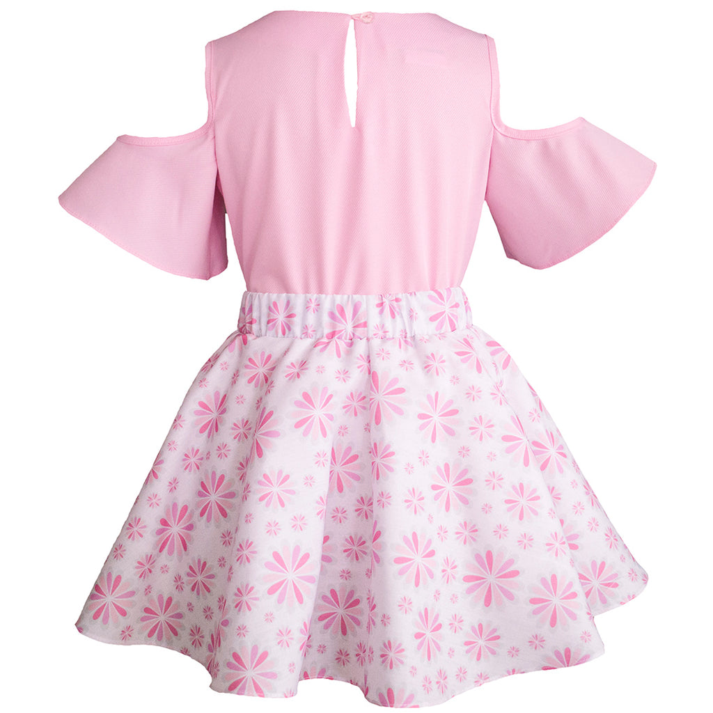 insuficiente transferencia de dinero domesticar Conjunto falda y blusa para niña rosa Gerat – Gerat Infants Boutique