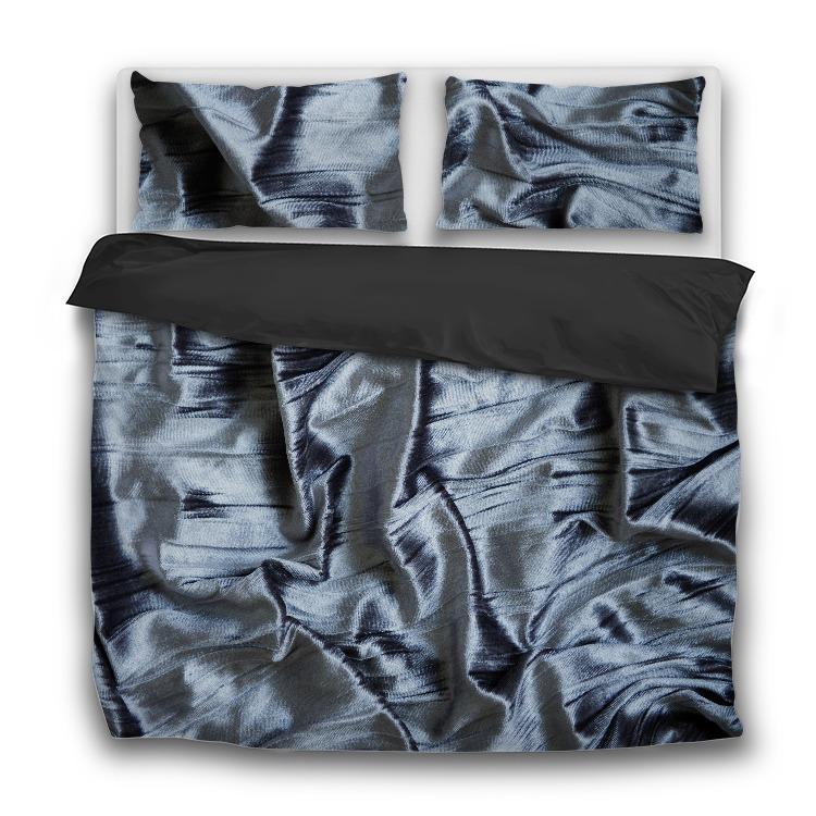 Custom Printed 3 Piece Duvet Cover Set Shantung