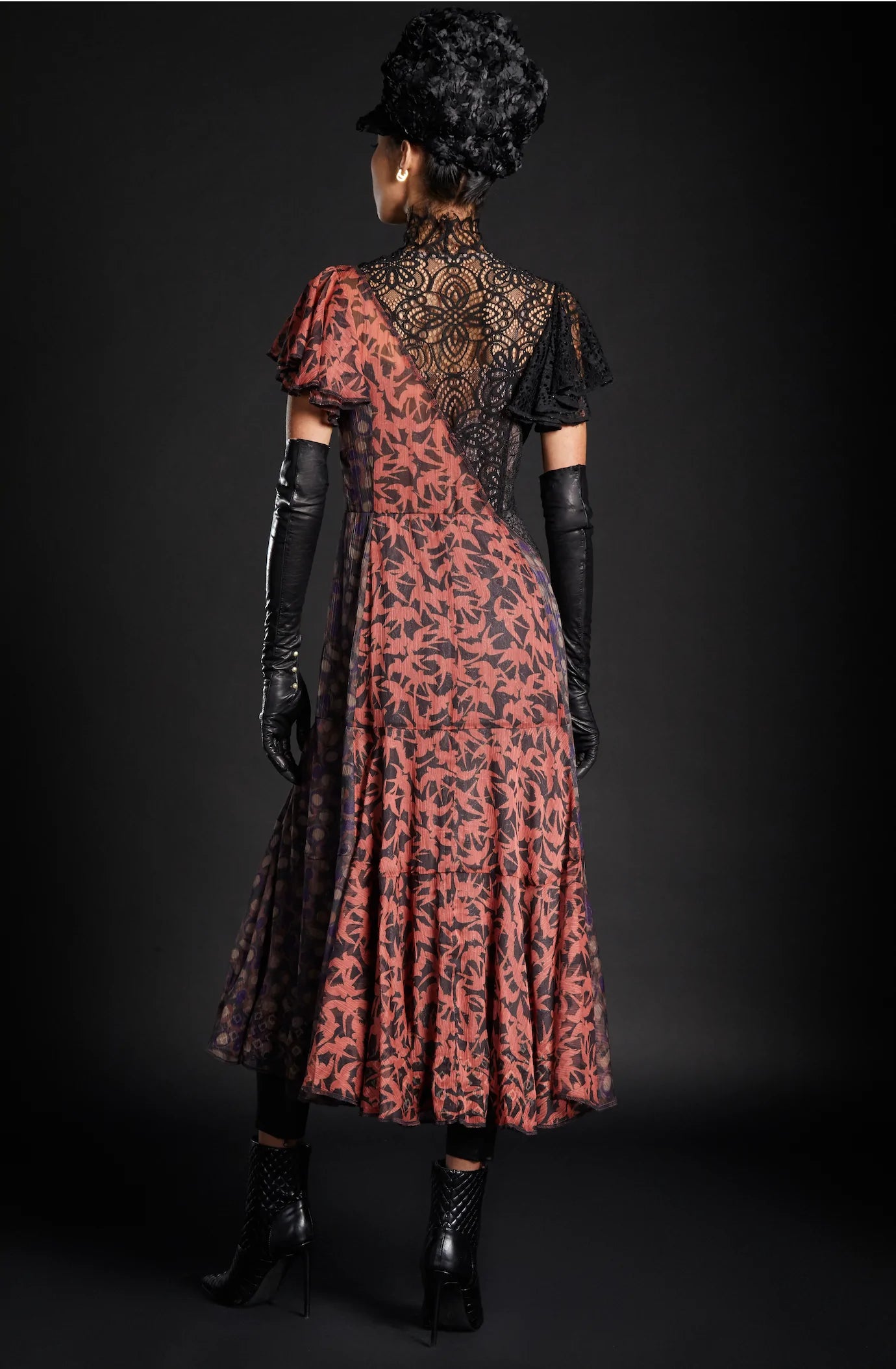 In Earnest Flight of Swallows Dress