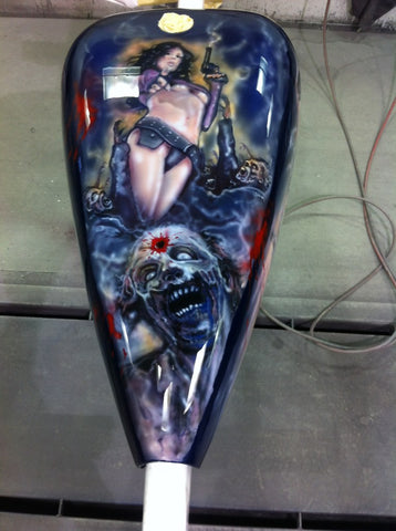 Motorcycle Airbrushing by Mike St.Pierre