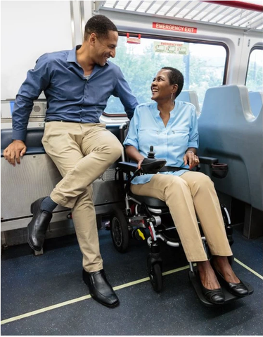 couple in the train