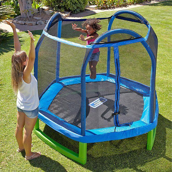JUMPING SURFACE 7.5' HEXAGON TRAMPOLINE WITH 36 V-RINGS FOR 5" SPRINGS – Just Trampolines