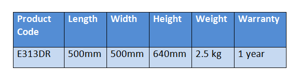 E313DR Bed Stick Product Specifications